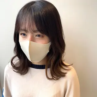 ミディアム カラー カラー系/カット特化 🟠オオタキマサシのヘアスタイル