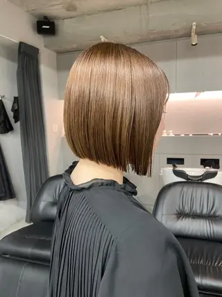 ミディアム カラー 表参道🌿赤み消し カラー/チナツのヘアスタイル