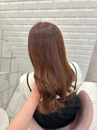 カラー ゆうひ🎀艶カラー/ ヘアメ/チョコカラーのヘアスタイル