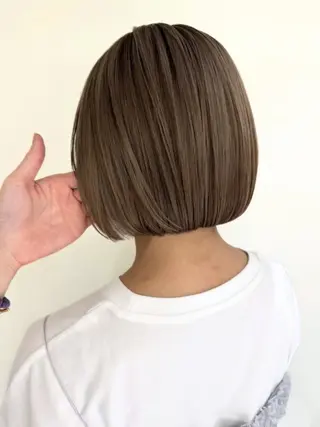 ロング カラー ヘアアレンジ 艶カラー ／韓国風カラーのヘアスタイル