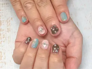 ネイル 𖡼 yumenoのネイルデザイン