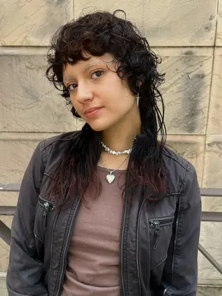 セミロング 渡邉 舞のヘアスタイル