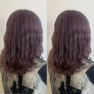 ミディアム 美髪/ 艶カラー/まや🦋のヘアスタイル