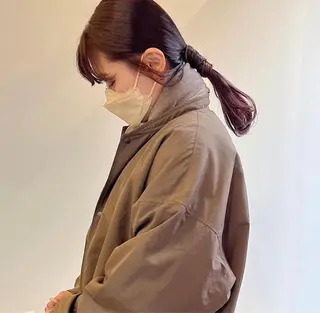 ミディアム カラー デザインカラー🥂 YUKAのヘアスタイル