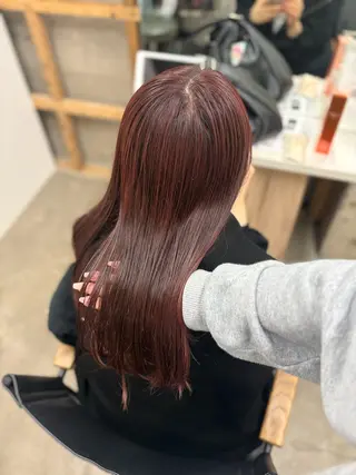 セミロング カラー レイヤー/ヘアセット 🍒中路🍒のヘアスタイル