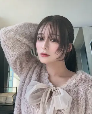 セミロング カラー 🌫️大人韓国ヘア 🌫️naoyaのヘアスタイル