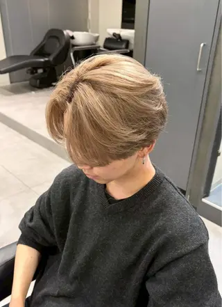 カラー メンズ 村上 竜雅のヘアスタイル