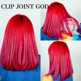 セミロング カラー 秋葉 洸平のヘアスタイル