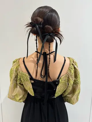 セミロング ヘアアレンジ 🫧髪質改善/縮毛 矯正/RIKOのヘアスタイル