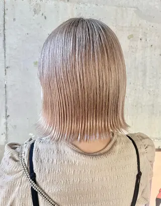 ミディアム カラー 派手髪デザインカラー ヒロカのヘアスタイル
