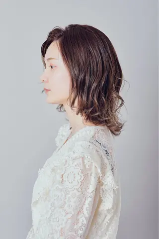 ミディアム 横浜/カット モデル/琉雅🦀のヘアスタイル