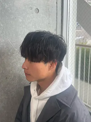 メンズ 🫧モテパーマ/ツヤ 縮毛/AI🫧のヘアスタイル