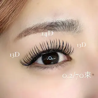 マツエク・マツパ アイラッシュ アトリエBONOのマツエク・マツパデザイン