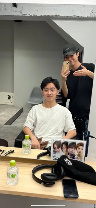 ショート メンズ 釜谷 健二郎のヘアスタイル