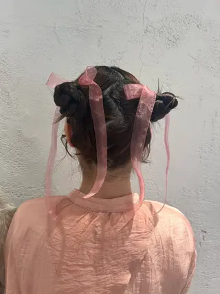 ヘアアレンジ アレンジ/艶髪/ 艶カラー/koumeのヘアスタイル