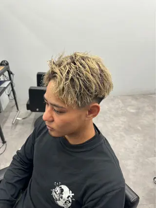 ショート カラー メンズ 北千住No1 二田健吾‼️のヘアスタイル