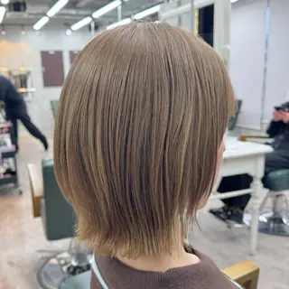 ショート カラー JUNSHIN🦋 ヘアセット／カラーのヘアスタイル