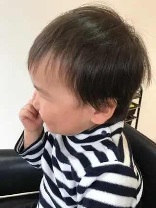 ショート メンズ キッズ 黒木 健悟のヘアスタイル