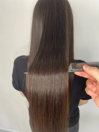 ロング カラー yuzuki 【北谷】のヘアスタイル