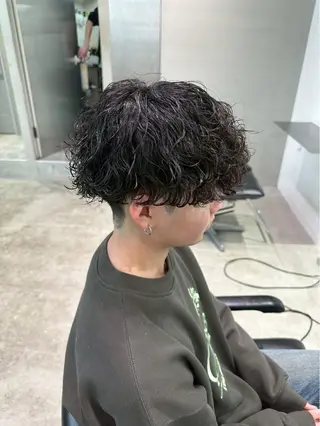 パーマ メンズ レディース／メンズ パーマ特化／内山遥斗のヘアスタイル