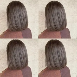 ミディアム カラー 艶髪・酸性ストレート フリツのヘアスタイル