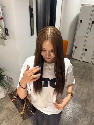 セミロング レイヤーカット/ モデル/sayakaのヘアスタイル