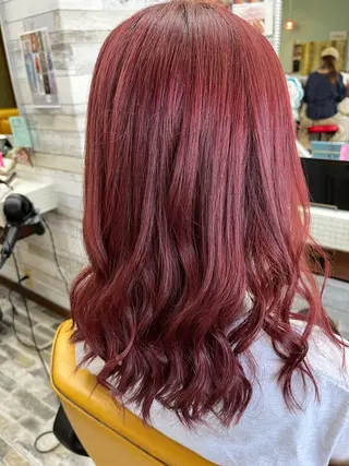 セミロング カラー 大坪 拓斗のヘアスタイル