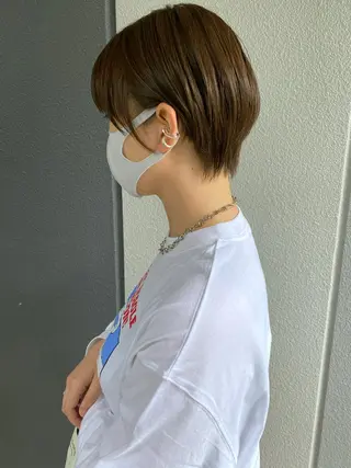 ショート カラー 髪質改善/艶髪 やまなかのヘアスタイル