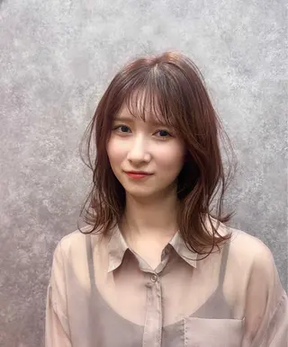 ミディアム cocoa船橋🦄 chinamiのヘアスタイル