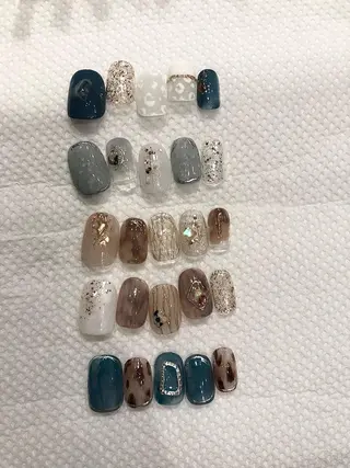 ネイル パラあり！フィルイン 美フォルムのネイルデザイン