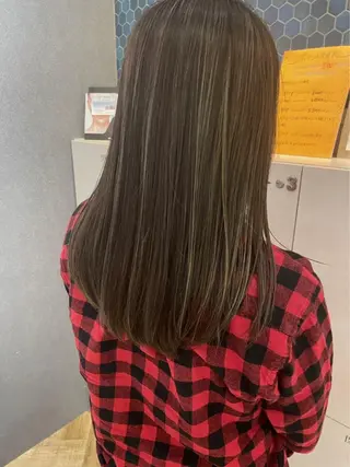 ロング カラー 大橋 拓実のヘアスタイル