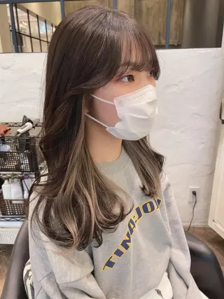 ロング ✨透明感ケアカラー✨ 長野ゆきなのヘアスタイル