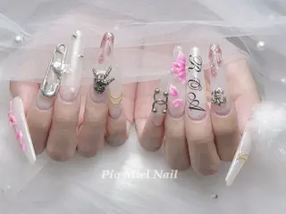 ネイル HANA 長さだしのネイルデザイン