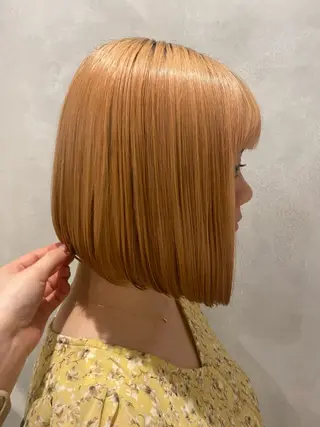 ショート 大島桃花 / 表参道 透明感カラーのヘアスタイル