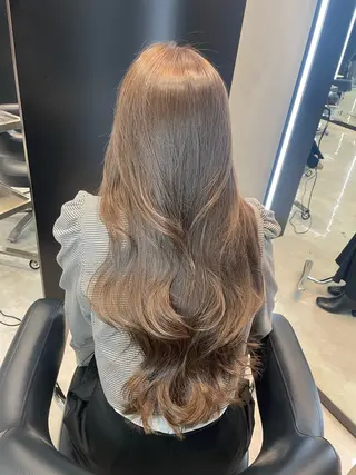 ロング 韓国✖️網紅🖤 パーマYURIYAのヘアスタイル