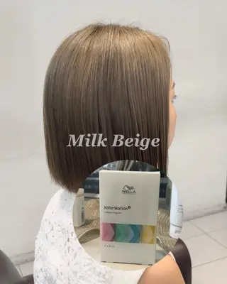 ショート 艶カラー/エクステ/ 藤原リックのヘアスタイル