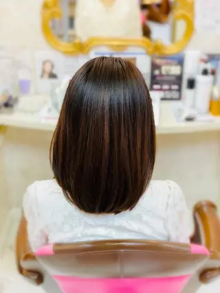 ミディアム 菅沼 美咲のヘアスタイル