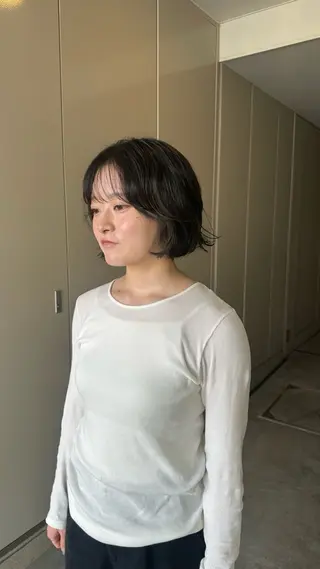 ショート パーマ 橋本叶夢/ お洒落hairのヘアスタイル