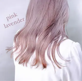 セミロング カラー 透明感カラー×小 顔レイヤー♡ヒデさんのヘアスタイル