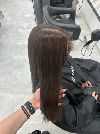 カラー 透ける透明感カラー 🎀anju/渋谷のヘアスタイル