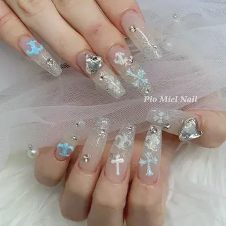 ネイル HANA 長さだしのネイルデザイン