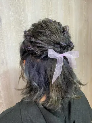 ミディアム ヘアアレンジ 🦋Oasis RINA 🦋のヘアスタイル