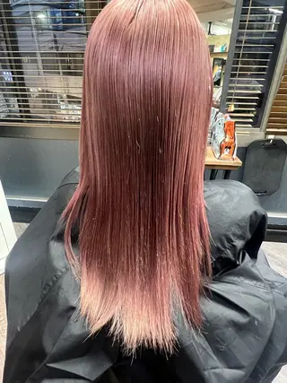 ロング カラー カットカラー縮毛 モデル募集/鈴木のヘアスタイル