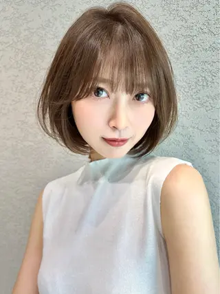 ショート カラー 縮毛矯正✨🫧 レイヤー川村利幸のヘアスタイル