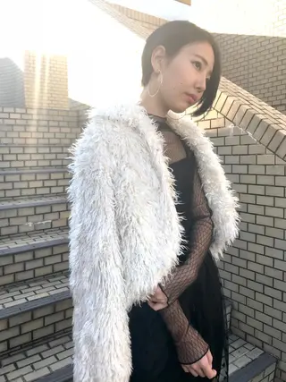 ショート ハットリ ユウイチのヘアスタイル