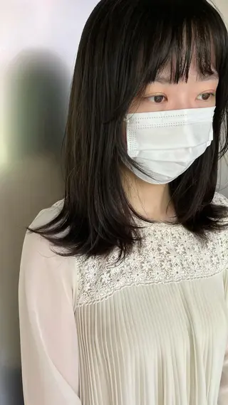 ミディアム 【美ボブ.艶カラー. 梅田茶屋町】midoのヘアスタイル
