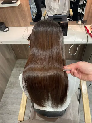 ロング 広島No.1美髪矯正 髪質改善/河村総一郎のヘアスタイル