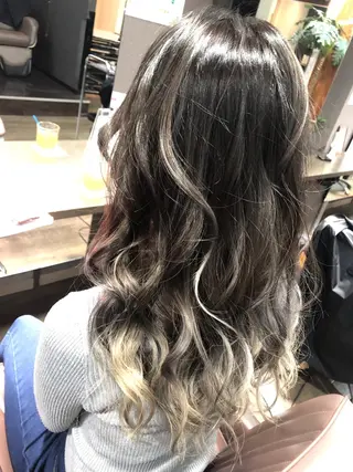ロング カラー pep natsumiのヘアスタイル