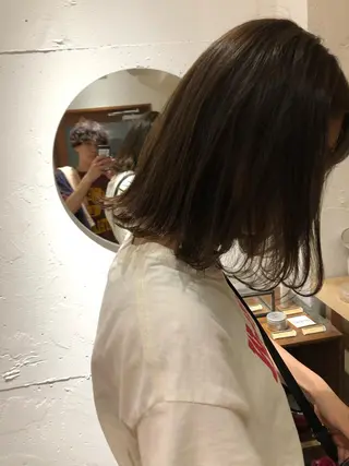 ミディアム カラー 🟩白髪ぼかし/ボブ /ショートヘア/大司のヘアスタイル