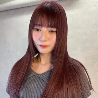ロング カラー ヘアアレンジ ボブハイトーン🦖 デザインMAMIのヘアスタイル
